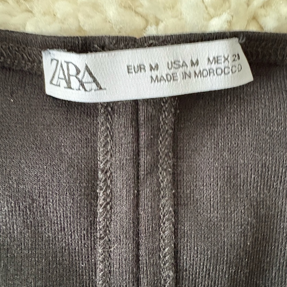 Zara Black Midi Dress size m tank - Picture 3 of 3